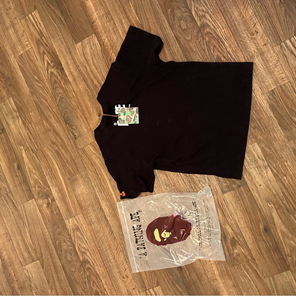 Bape Heron Preston Black Graphic T-Shirt - Picture 3 of 3